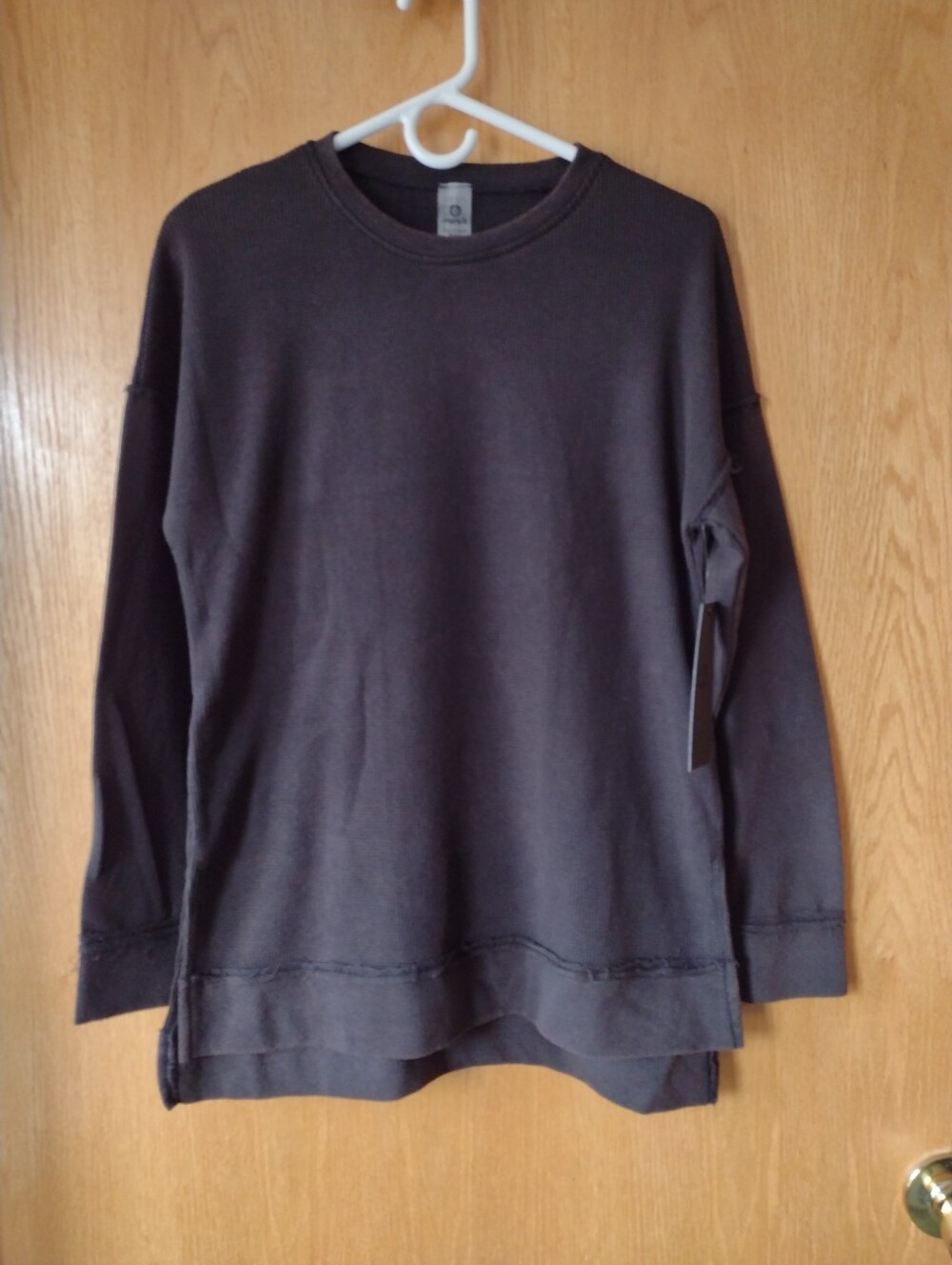 Mono B Mixed Media Thermal Shirt Size Medium
